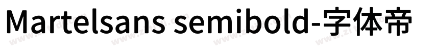 Martelsans semibold字体转换
